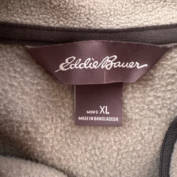 Lightweight Eddie Bauer fleece. Light mint. Men’s size XL - Picture 3 of 3